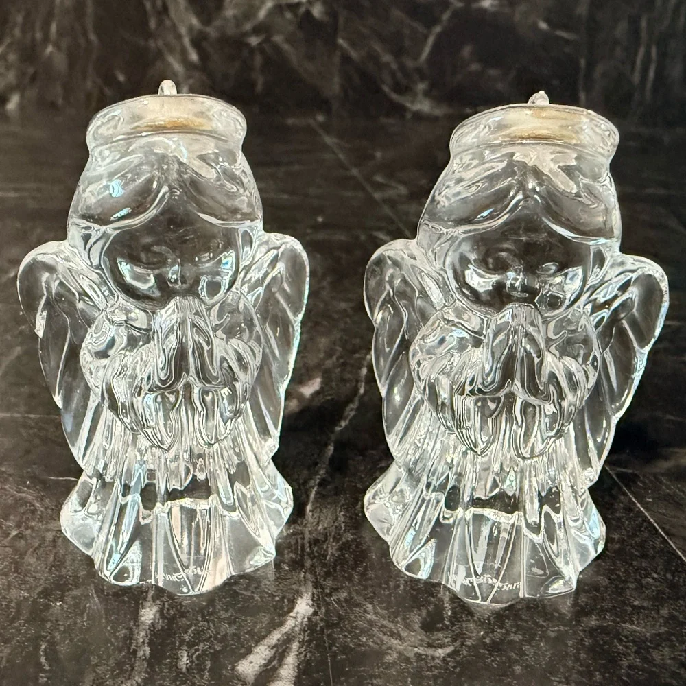 MARQUIS BY WATERFORD CRYSTAL Angel Ornaments (Set of 2)